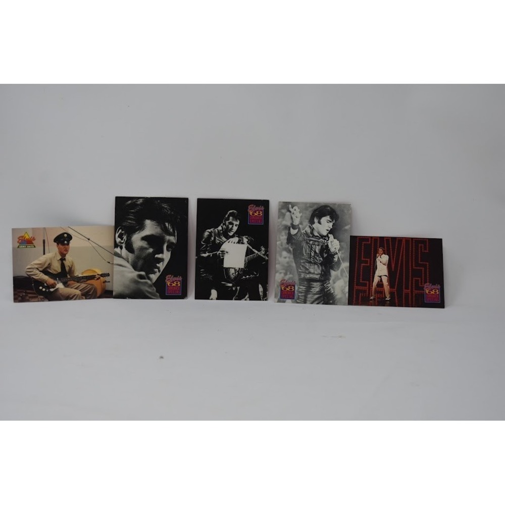 Elvis Presley Card Lot Vintage Collectible Trading Cards Postcards Memorabilia L